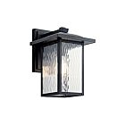 Lanterne murale extérieur Kichler Capanna 49925BKT 1-lumière 75W noir texturé