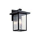 Lanterne murale extérieur Kichler Capanna 49926BKT 1-lumière 100W noir texturé
