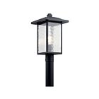 Lampe sur poteau extérieur Kichler Capanna 49927BKT 1-lumière 100W noir texturé
