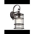 Lanterne murale extérieur Kichler Mill Lane 49961AVI 1-lumière 100W fer d'enclume