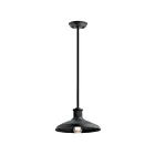 Suspendu transformable Kichler Allenbury 49982BKT 1-lumière 100W noir texturé