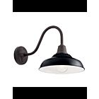 Lanterne murale extérieur Kichler Pier 49990BK 1-lumière 100W noir
