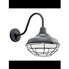 Lanterne murale extérieur Kichler Pier 49990GG 1-lumière 100W gris lustré