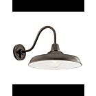 Lanterne murale extérieur Kichler Pier 49991OZ 1-lumière 150W vieux bronze