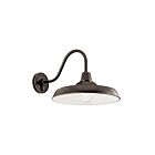 Lanterne murale extérieur Kichler Pier 49991OZ 1-lumière 150W vieux bronze