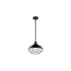 Suspendu extérieur Kichler Pier 49992BK 1-lumière 100W noir