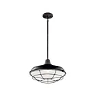 Suspendu extérieur Kichler Pier 49993BK 1-lumière 150W noir