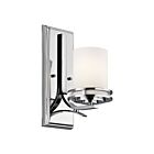Luminaire de vanité Kichler Hendrik 5076CH 1-lumière 100W chrome