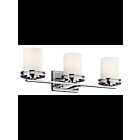 Luminaire de vanité Kichler Hendrik 5078CH 3-lumières 100W chrome