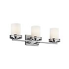 Luminaire de vanité Kichler Hendrik 5078CH 3-lumières 100W chrome