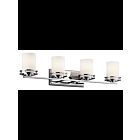 Luminaire de vanité Kichler Hendrik 5079CH 4-lumières 100W chrome