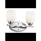 Luminaire de vanité Kichler Eileen 5097CH 2-lumières 100W chrome