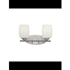 Luminaire de vanité Kichler Eileen 5097NI 2-lumières 100W nickel brossé