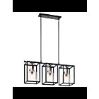Lustre linéaire Kichler Kitner 52033BK 3-lumières 75W noir