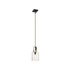 Suspendu Kichler Kitner 52035NBR 1-lumière 75W laiton naturel