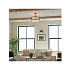 Suspendu Kichler 52075BK 3-Lumières  Noir