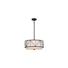 Suspendu Kichler 52075BK 3-Lumières Noir