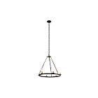 Lustre rond Kichler Mathias 52107OZ 6-lumières 60W vieux bronze