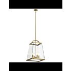 Suspendu de foyer Kichler Darton 52124BNB 4-lumières 75W laiton naturel brossé