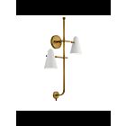 Applique murale Kichler Sylvia 52174WH 2-lumières 75W blanc