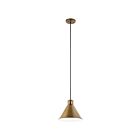 Suspendu Kichler Zailey 52176NBR 1-lumière 100W laiton naturel
