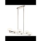 Lustre ovale Kichler Pim 52224PN 6-lumières 50W nickel poli