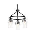 Chandelier Kichler Everett 52377BK 3-lumières 225W Noir