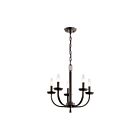 Lustre à 1 étage Kichler Kennewick 52385OZ 5-lumières 60W vieux bronze