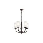 Lustre à 1 étage Kichler Kennewick 52386OZ 5-lumières 60W vieux bronze