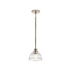 Mini suspendu Kichler Eastmont 52405PN 1-lumière 75W nickel poli