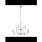 Lustre à 2 étages Kichler Kimrose 52412PN 12-lumières 60W nickel poli