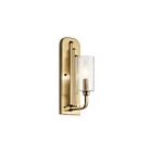 Applique murale Kichler Kimrose 52415BNB 1-lumière 60W laiton naturel brossé
