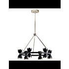 Lustre rond à LED Kichler Baland 52418BKLED 12-lumières noir