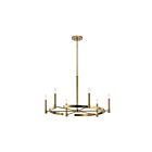 Lustre rond Kichler Tolani 52427BNB 6-lumières 60W laiton naturel brossé