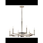 Lustre rond Kichler Tolani 52427PN 6-lumières 60W nickel poli