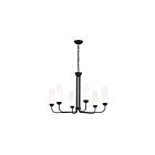 Chandelier Kichler Truby 52480BK 6-lumières 300W Noir
