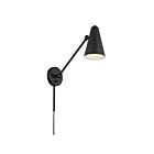Applique murale Kichler Sylvia 52485BKB 1-lumière 13W Noir