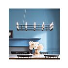Lustre à cordon Kichler 52492BK 12-Lumières 720W Noir