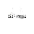 Lustre à cordon Kichler 52492BK 12-Lumières 720W Noir