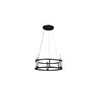 Lustre à cordon Kichler 52493BK 3-Lumières 180W Noir