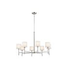 Lustre Kichler 52502PN 8-lumières 320W Nickel poli