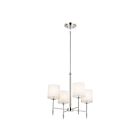 Lustre Kichler 52504PN 4-lumières 160W Nickel poli