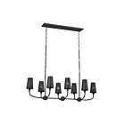 Lustre Kichler 52510BK 8-lumières 480W Noir