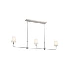 Lustre Kichler 52519PN 3-lumières 75W Nickel poli