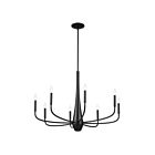 Lustre Kichler 52526BK 8-lumières 480W Noir
