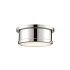 Plafonnier Kichler 52540PN 2-lumières 120W Nickel poli