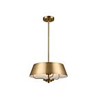 Plafonnier Kichler 52542BNB 3-lumières 180W Laiton naturel brossé