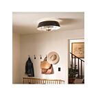 Suspendu Kichler 52543BK 4-Lumières 240W Noir