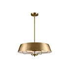 Plafonnier semi-encastré Kichler 52543PN 4-lumières 240W Nickel poli