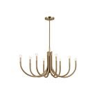 Lustre Kichler 52553CPZ 8-lumières 480W Bronze Champagne